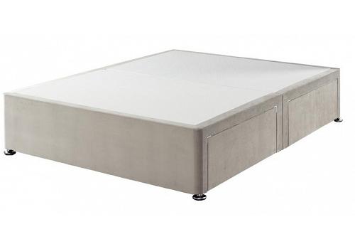 4ft Small Double Sprung Top Divan Bed Base Only 1